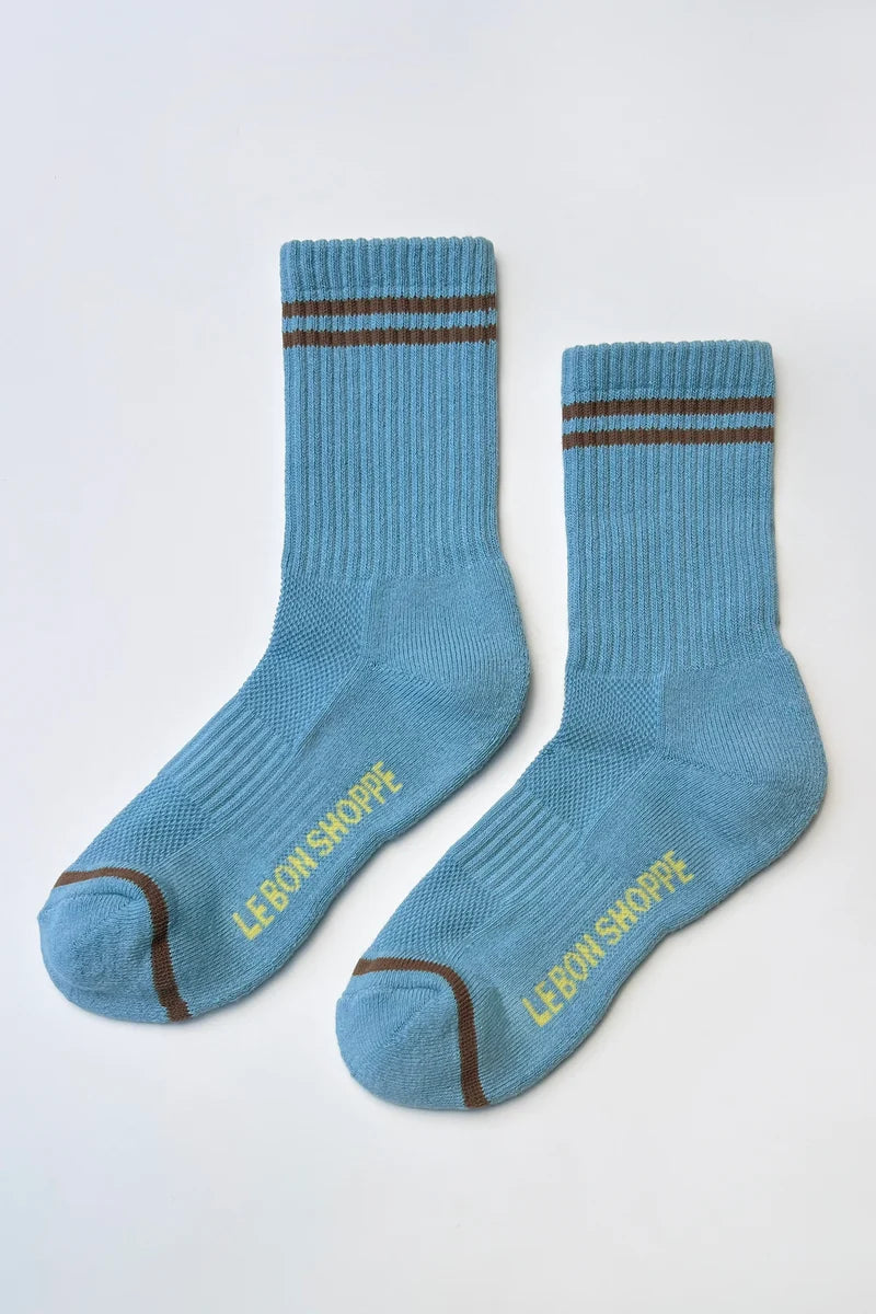 Le Bon Shoppe Boyfriend Sock - Powder Blue