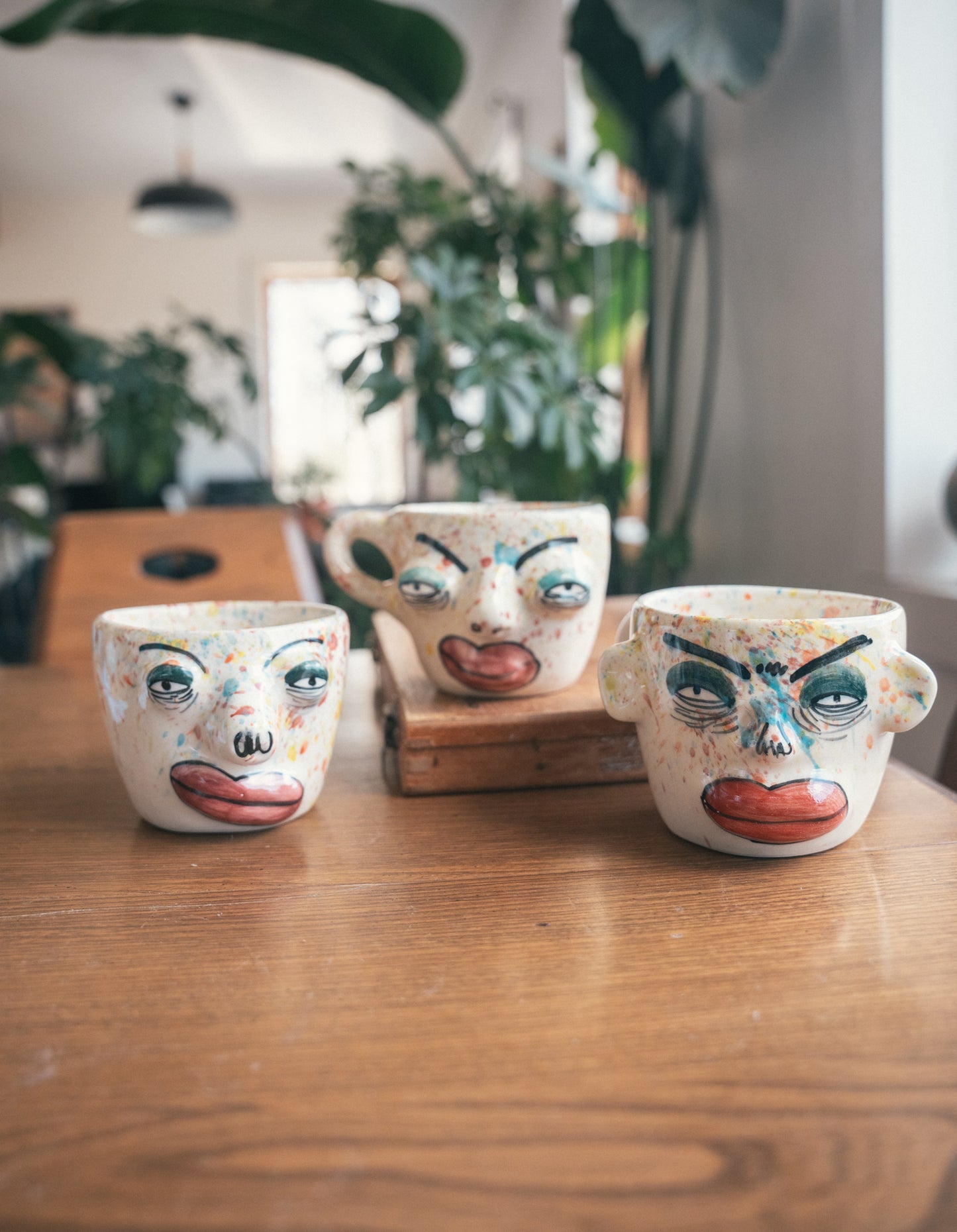 Cara De Planta - Colour Splatter Cups