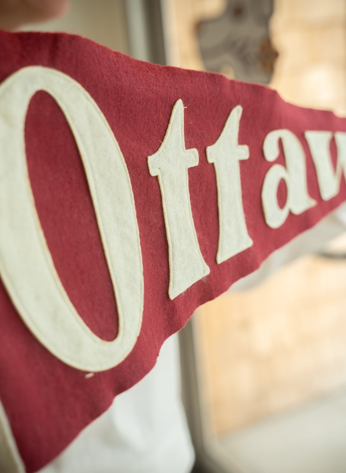 Handsewn Ottawa Pennant!