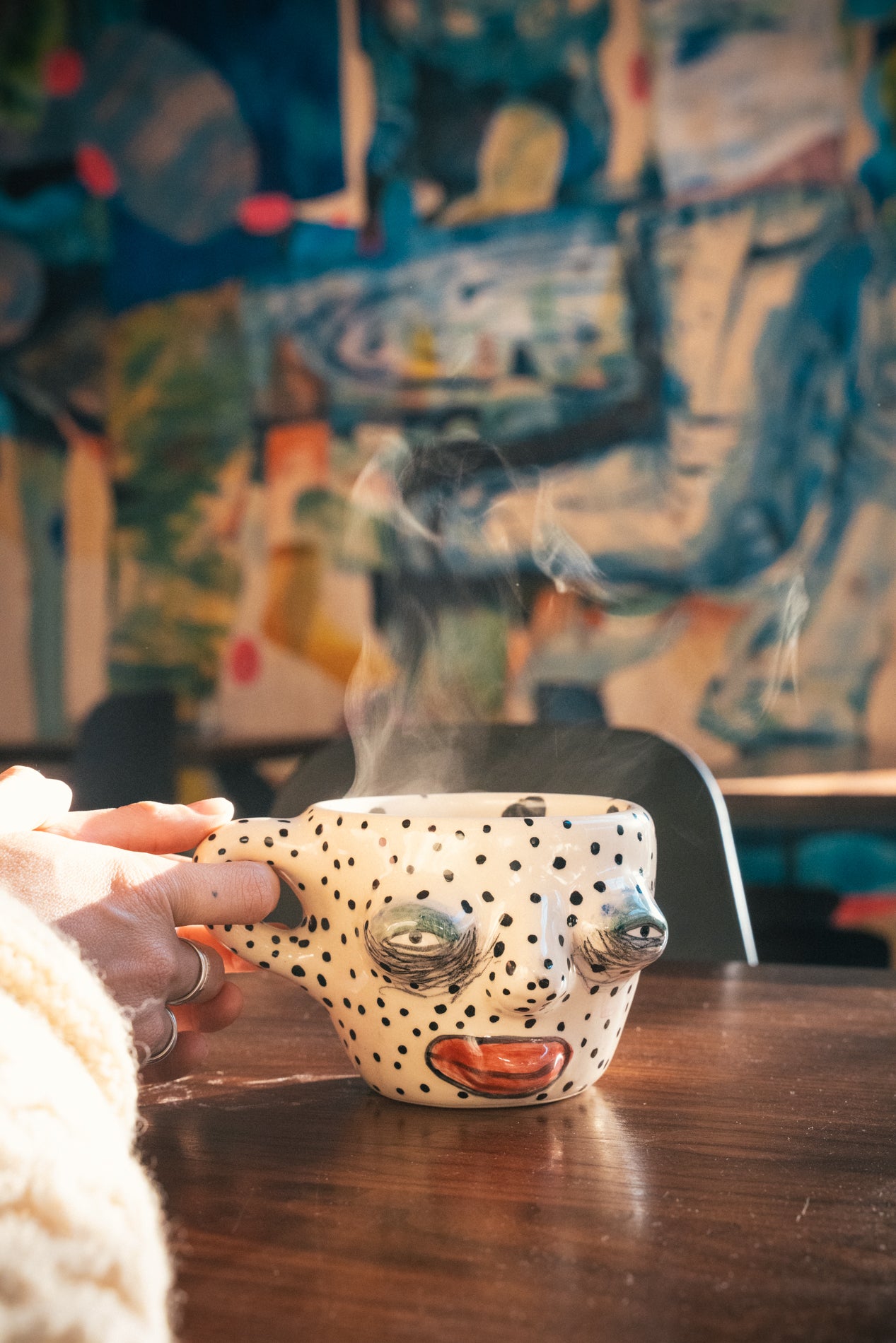 Cara De Planta - Polka Dotted Cups