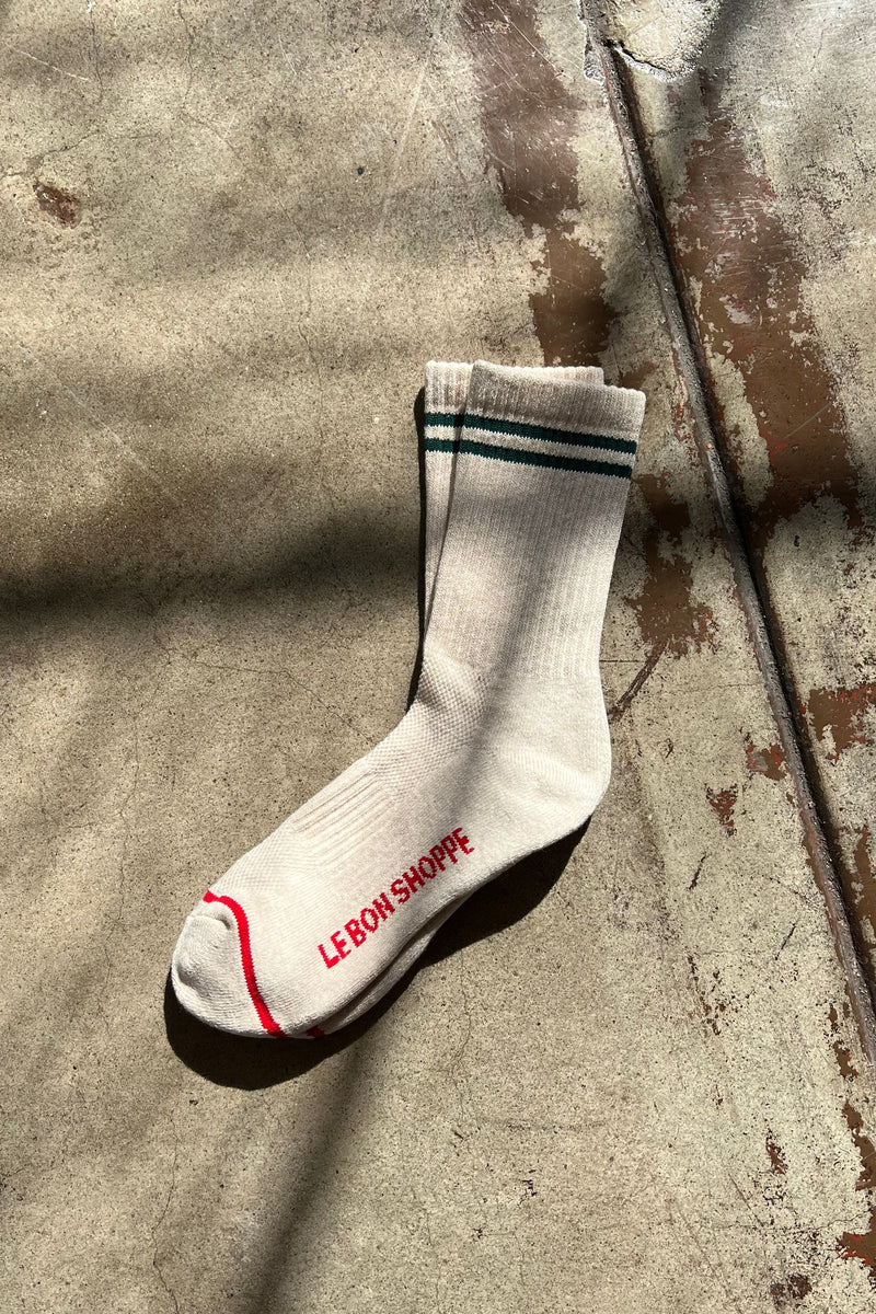 Le Bon Shoppe Boyfriend Sock - Oatmeal