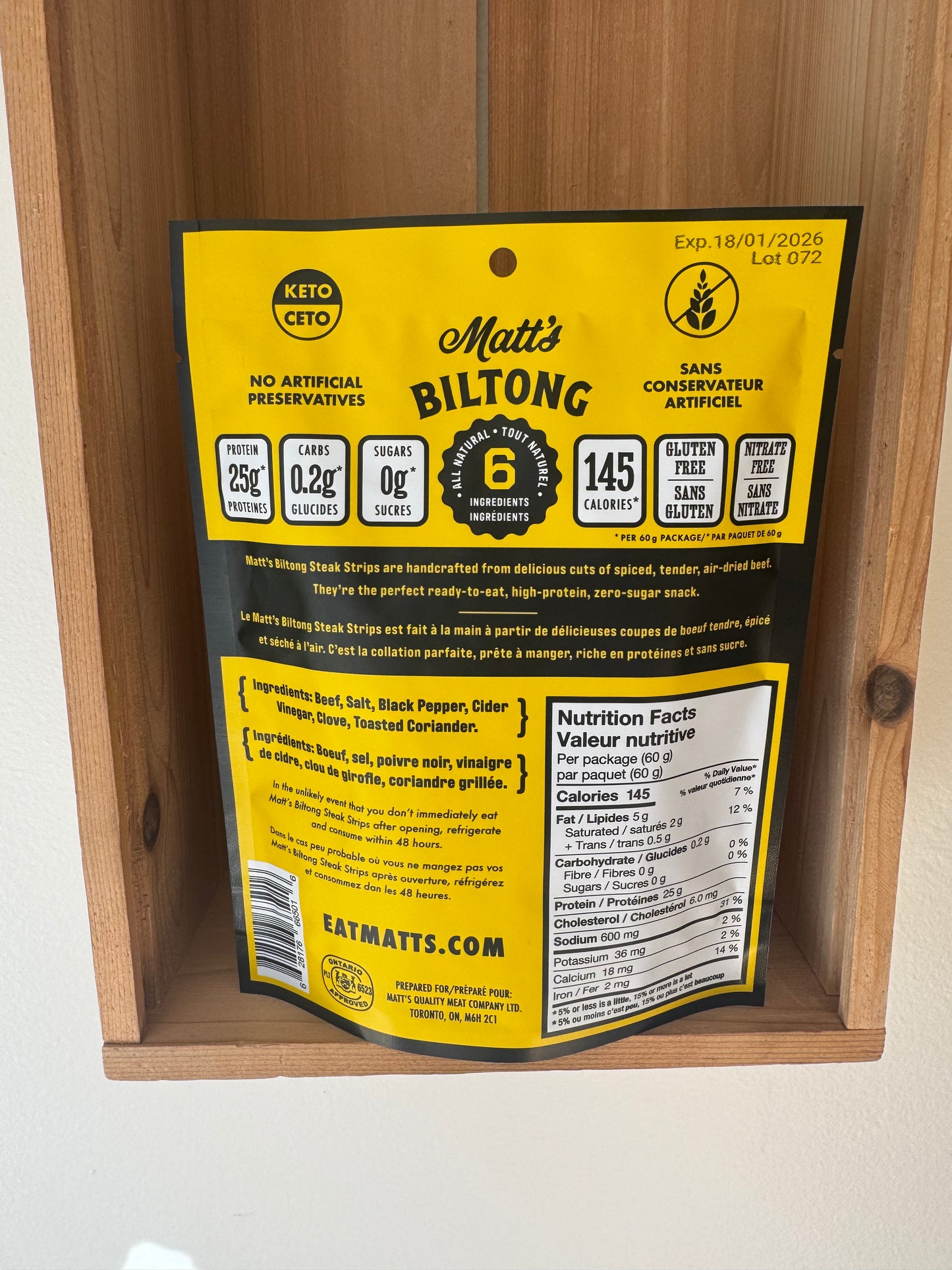 Biltong Steak Strips