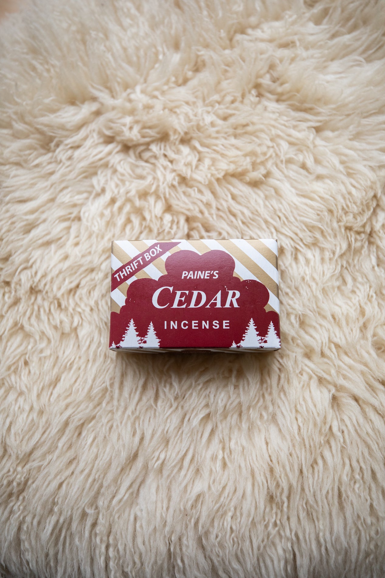 Paine's Cedar Incense Box