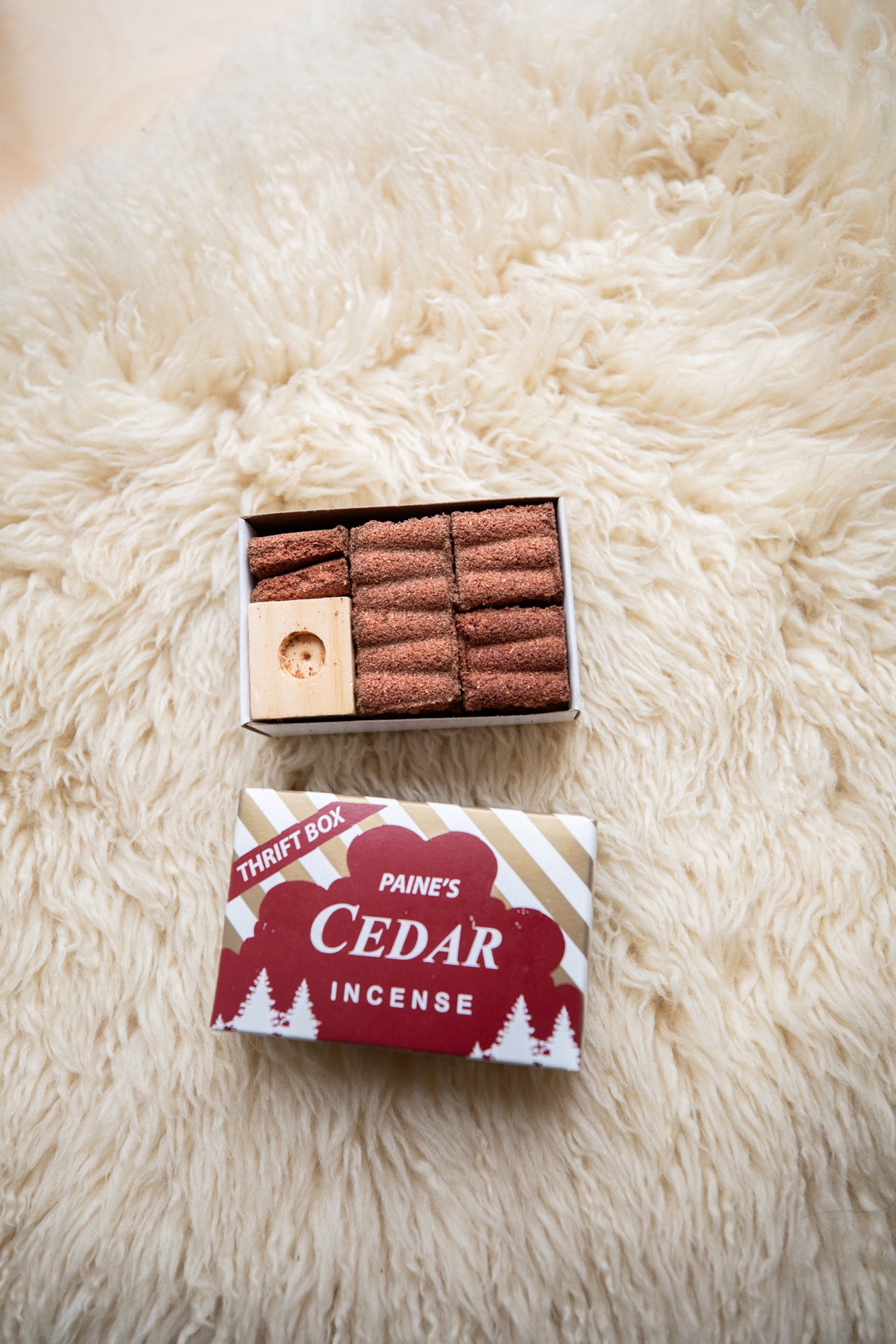Paine's Cedar Incense Box