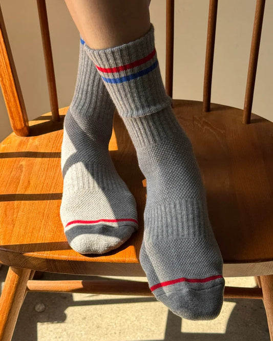 Le Bon Shoppe Boyfriend Sock - True Grey