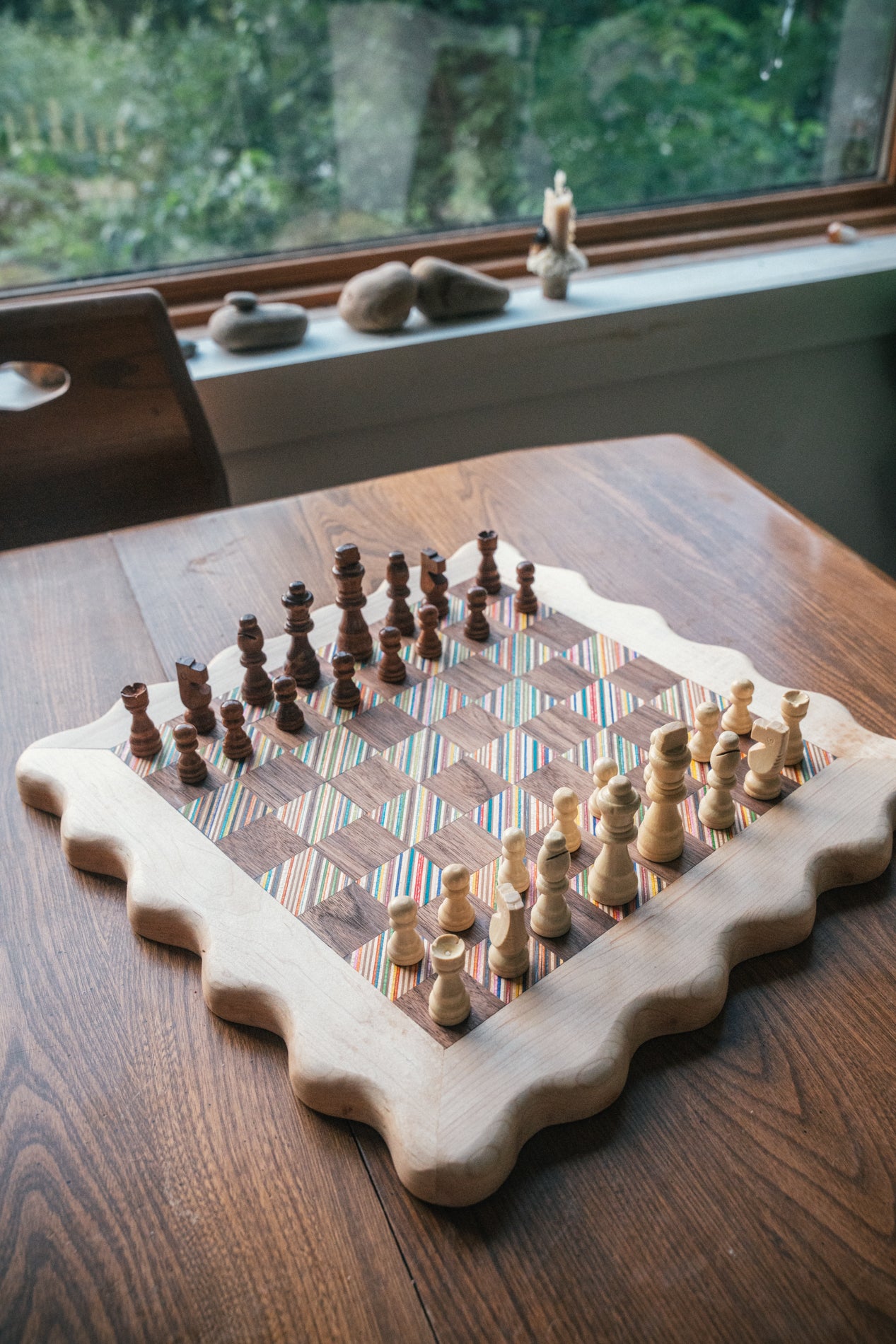 Szeto Wavy Edged Chessboard