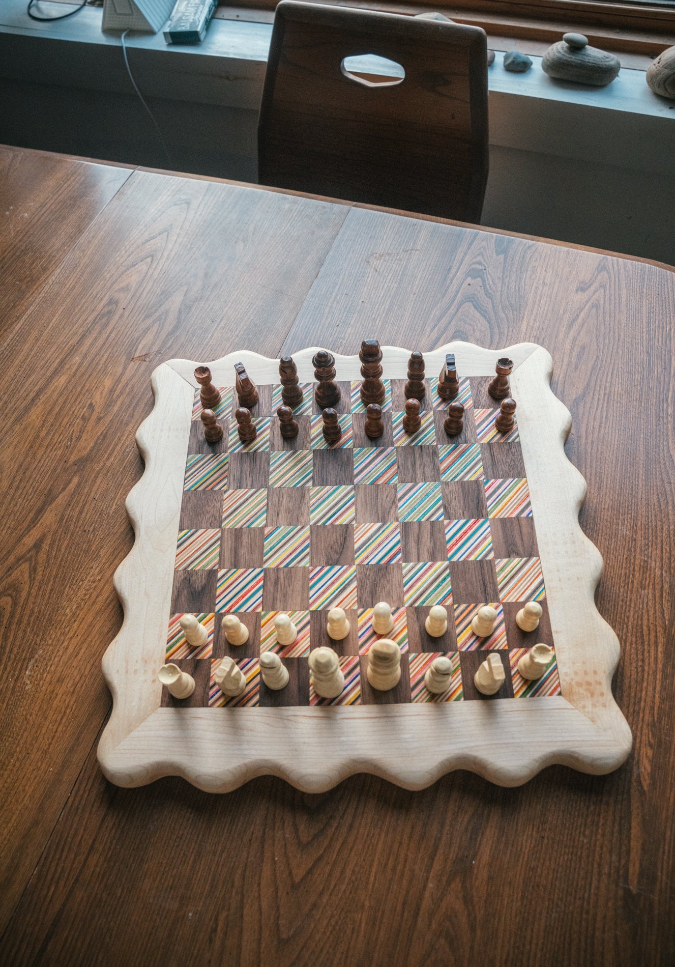 Szeto Wavy Edged Chessboard