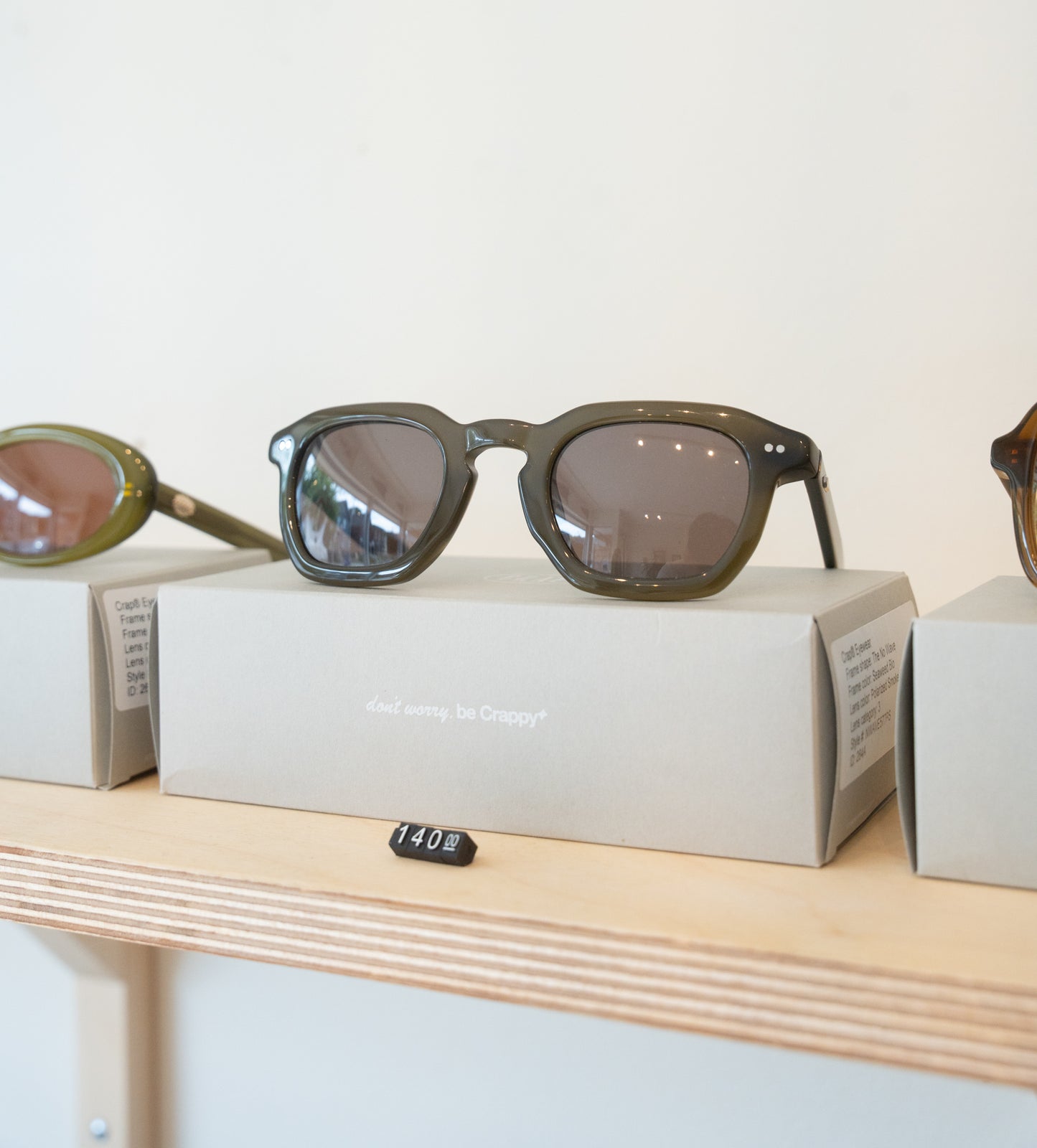 Crap Eyewear - The No Wave - Seaweed Bio / Polarized Smoke