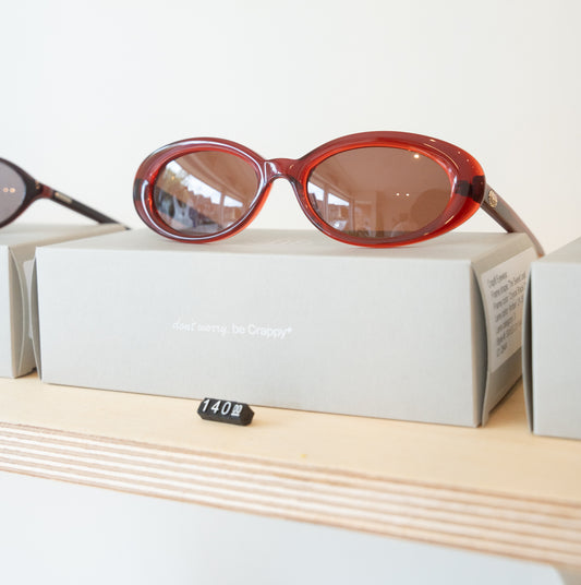 Crap Eyewear - Sweet Leaf - Crystal Black Cherry Bio / Amber