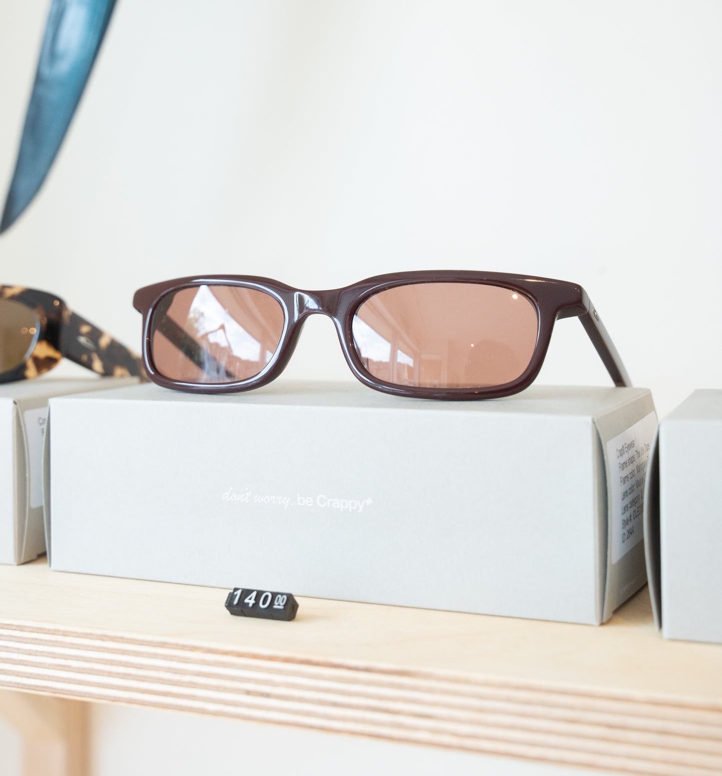 Crap Eyewear - The Idle Daze - Mahogany Bio / Mauve