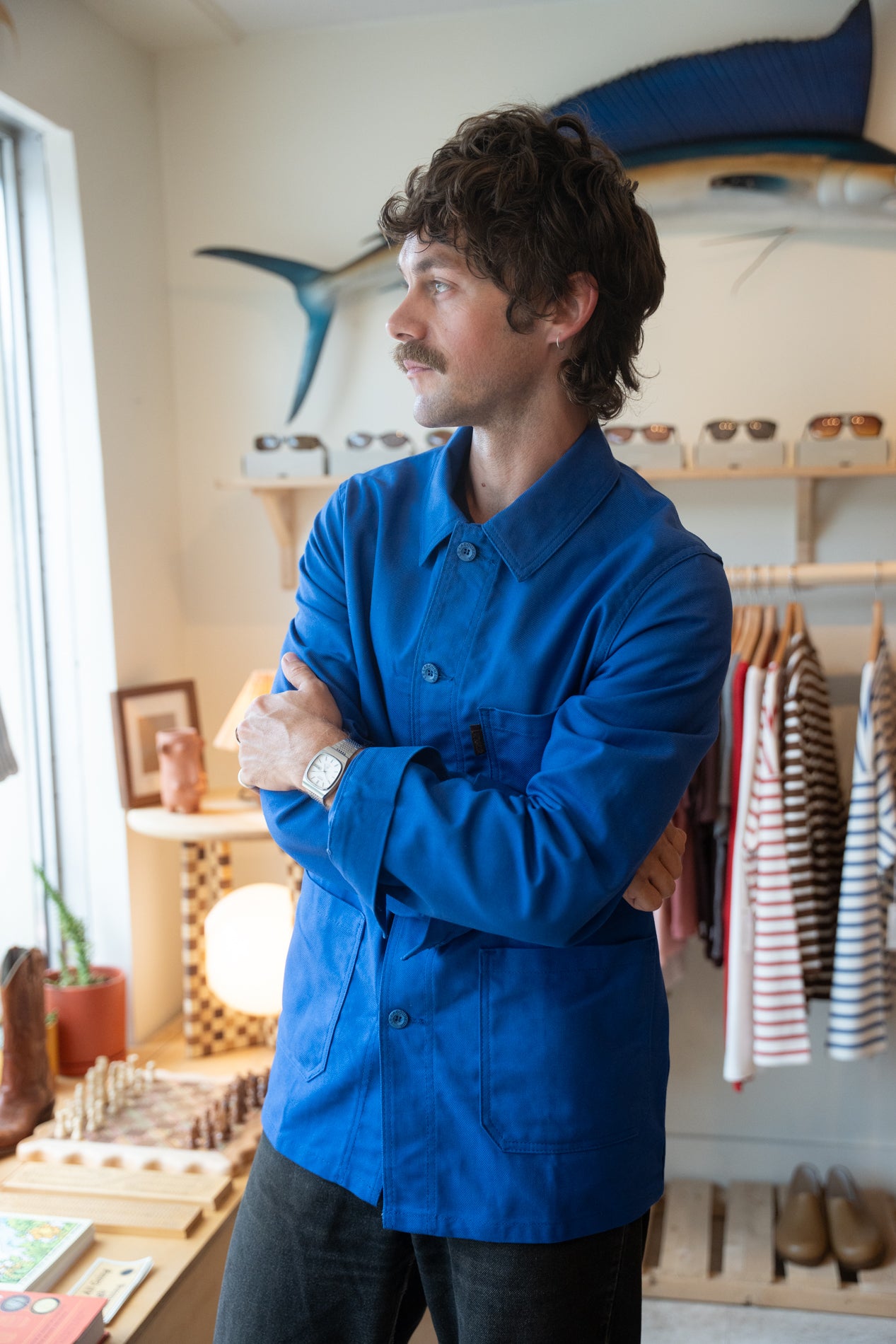 Le Laboureur - Blue Bugatti - French Chore Coat