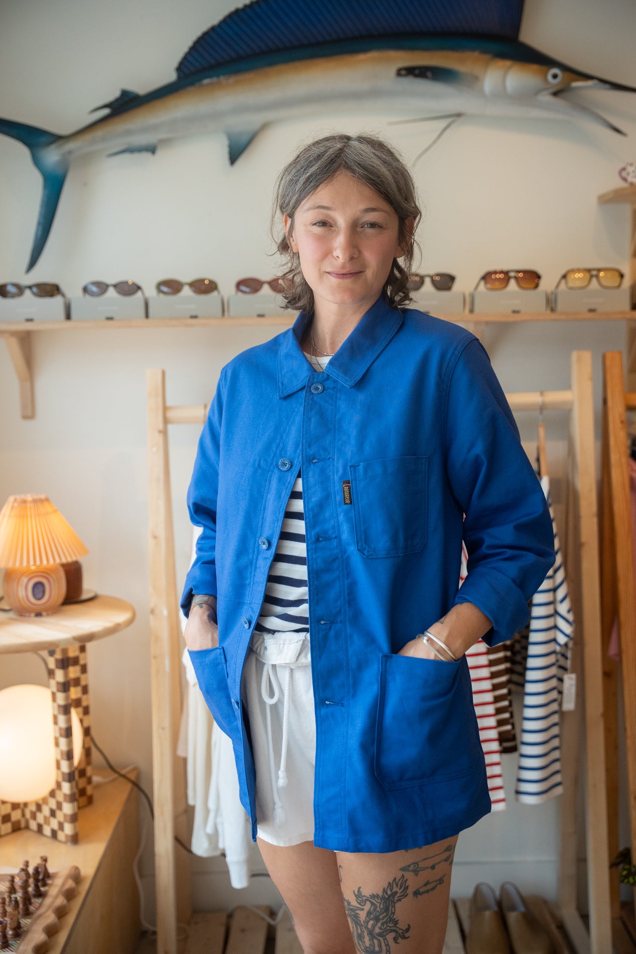 Le Laboureur - Blue Bugatti - French Chore Coat