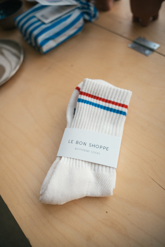 Le Bon Shoppe Boyfriend Sock - Milk