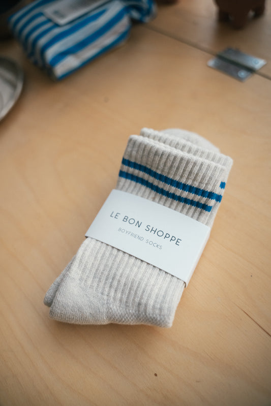 Le Bon Shoppe Boyfriend Sock - Ice