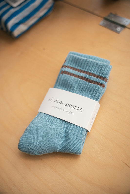 Le Bon Shoppe Boyfriend Sock - Powder Blue