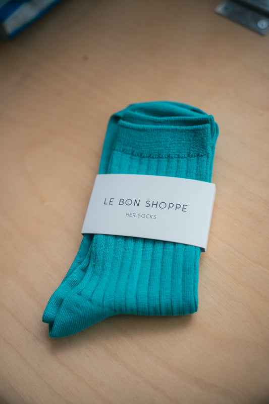 Le Bon Shoppe Her Sock - Turqoise