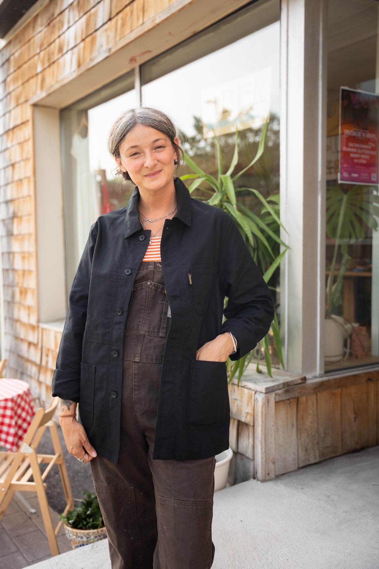 Le Laboureur - Black - French Chore Coat