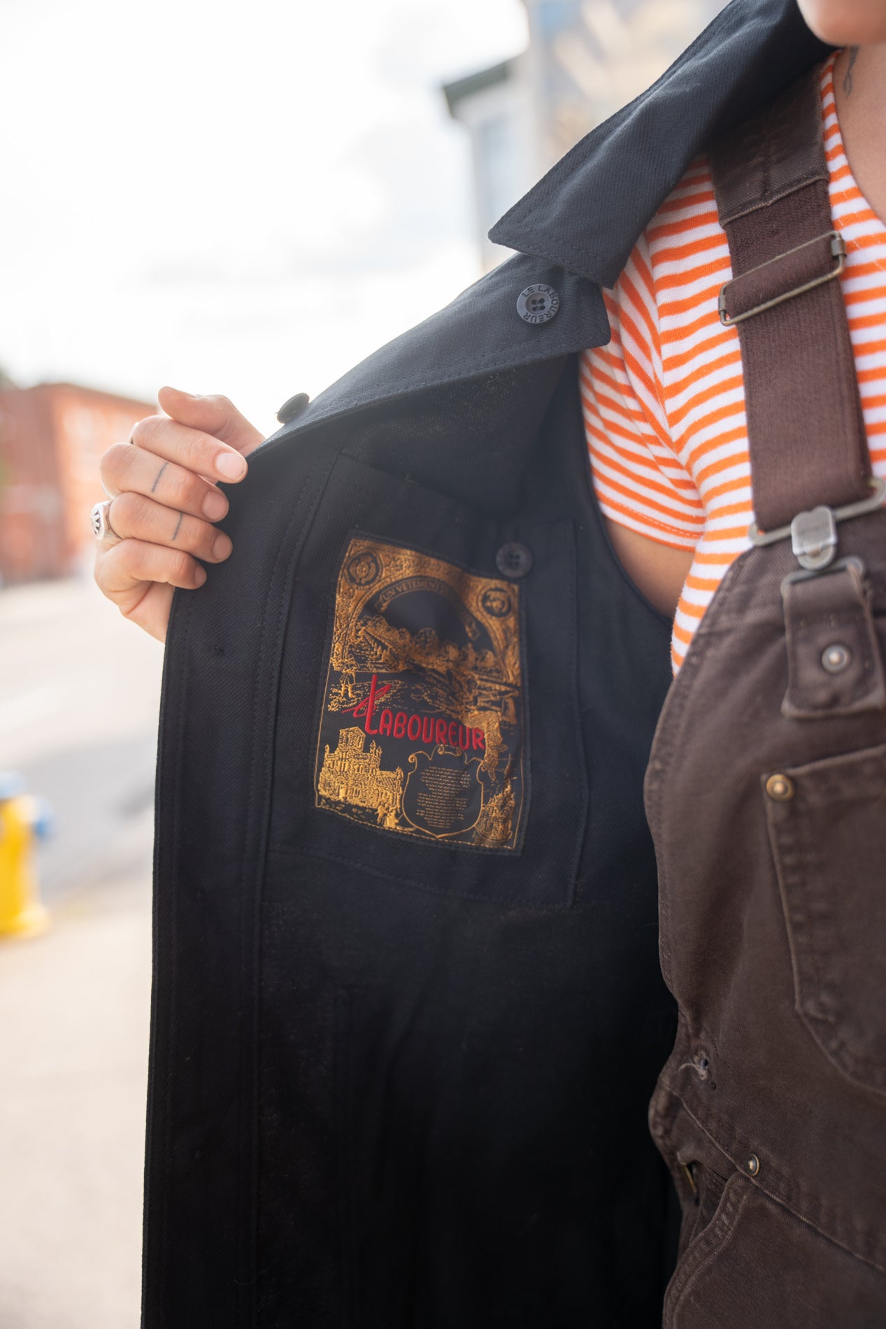 Le Laboureur - Black - French Chore Coat