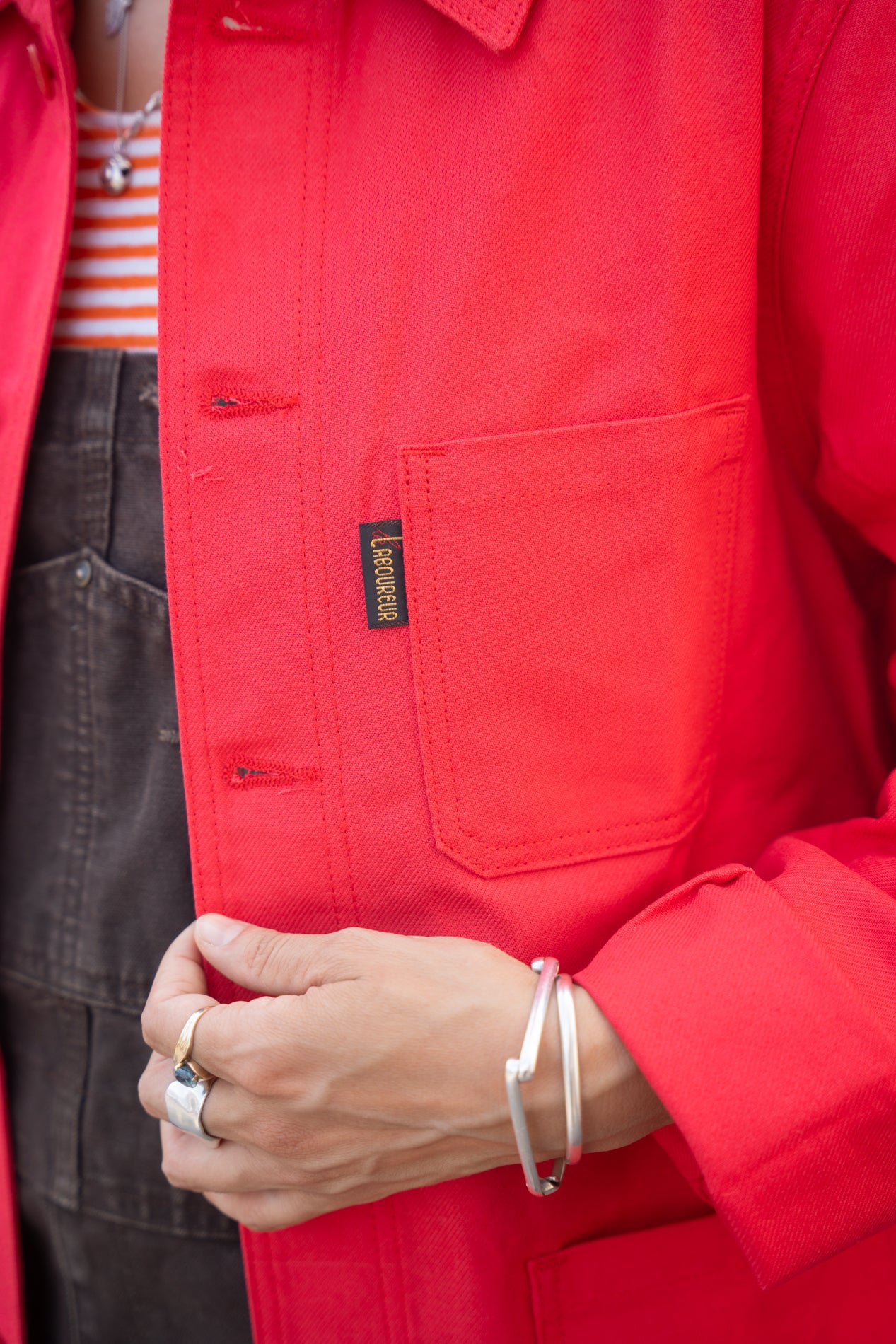 Le Laboureur - Red - French Chore Coat