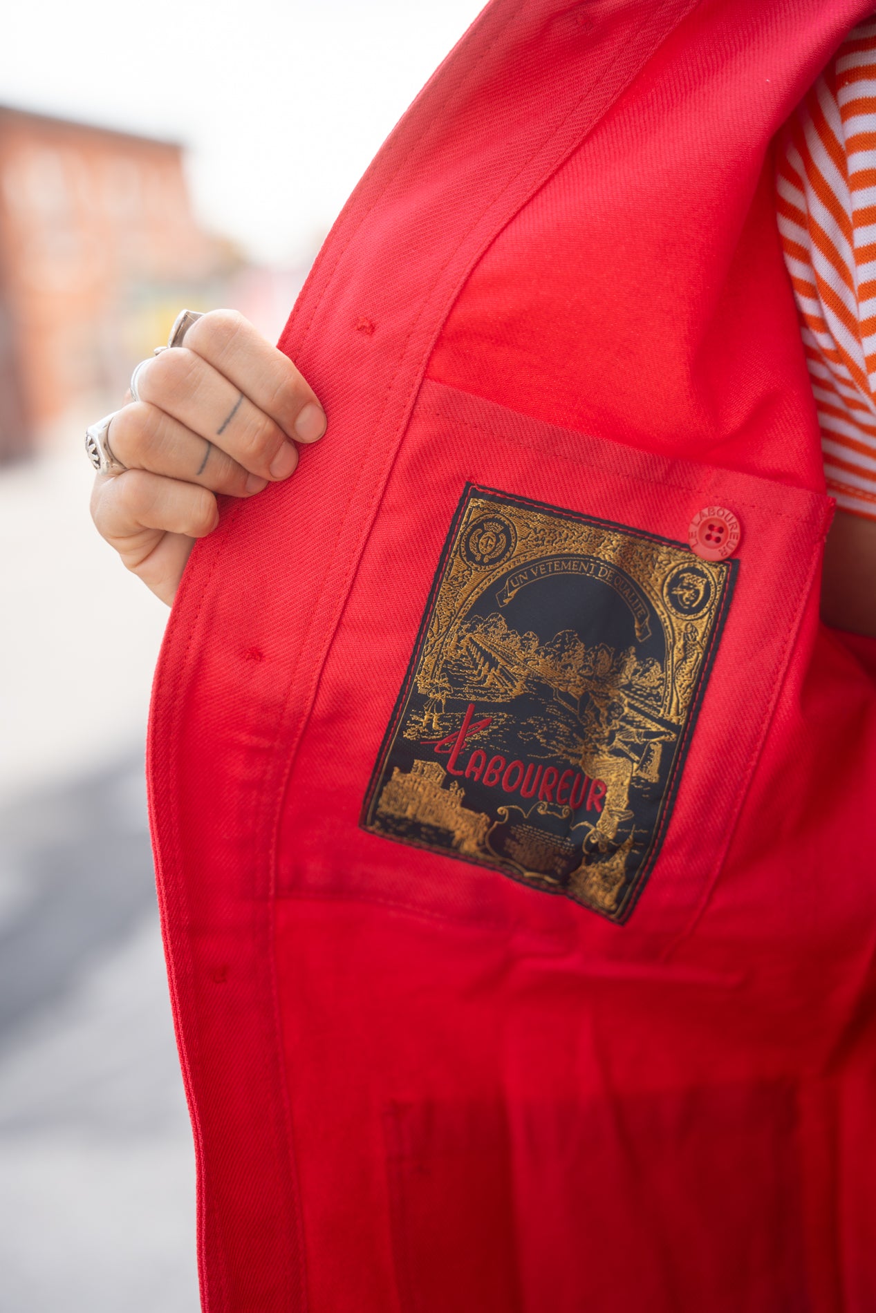Le Laboureur - Red - French Chore Coat