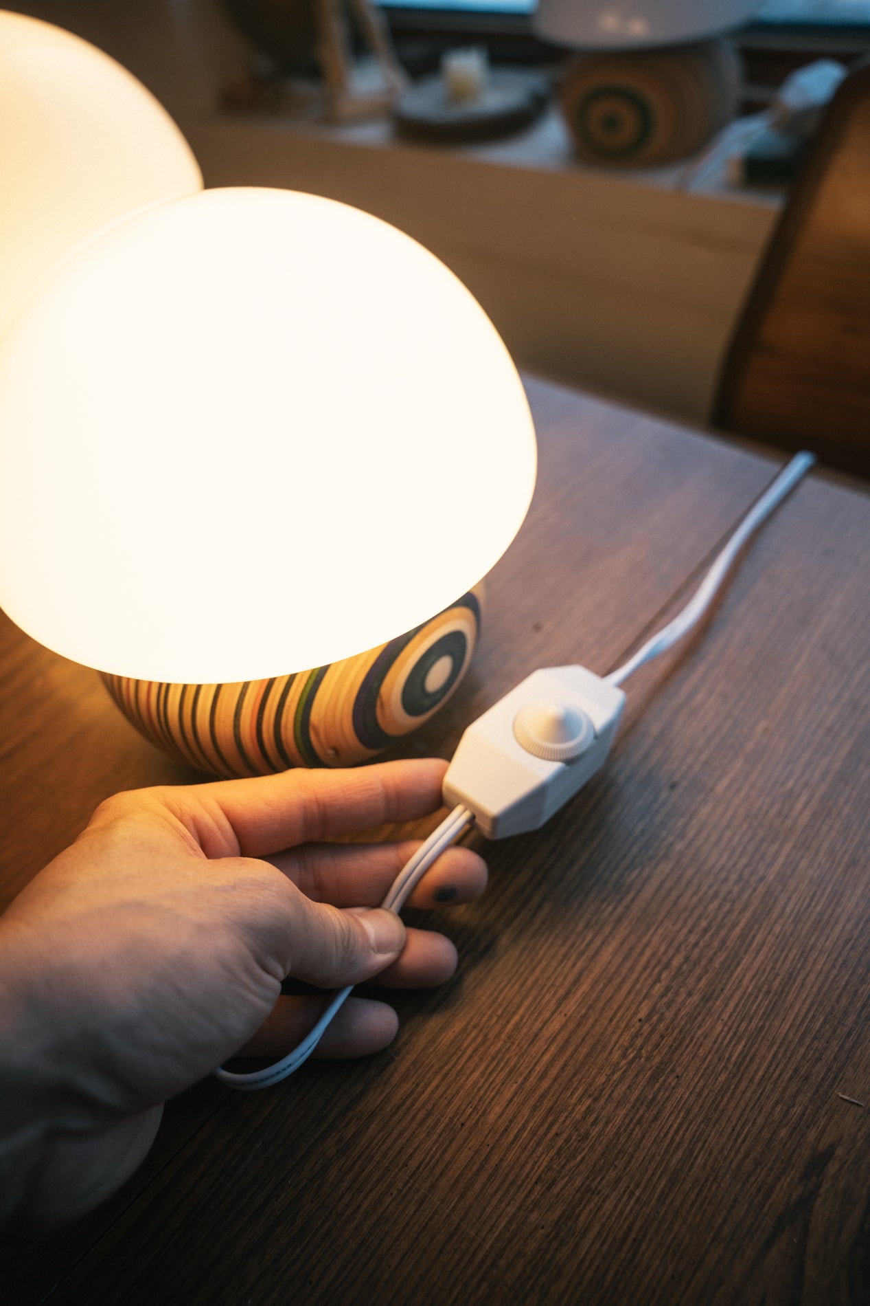 Made-to-Order: Recycled Skateboards Lamp