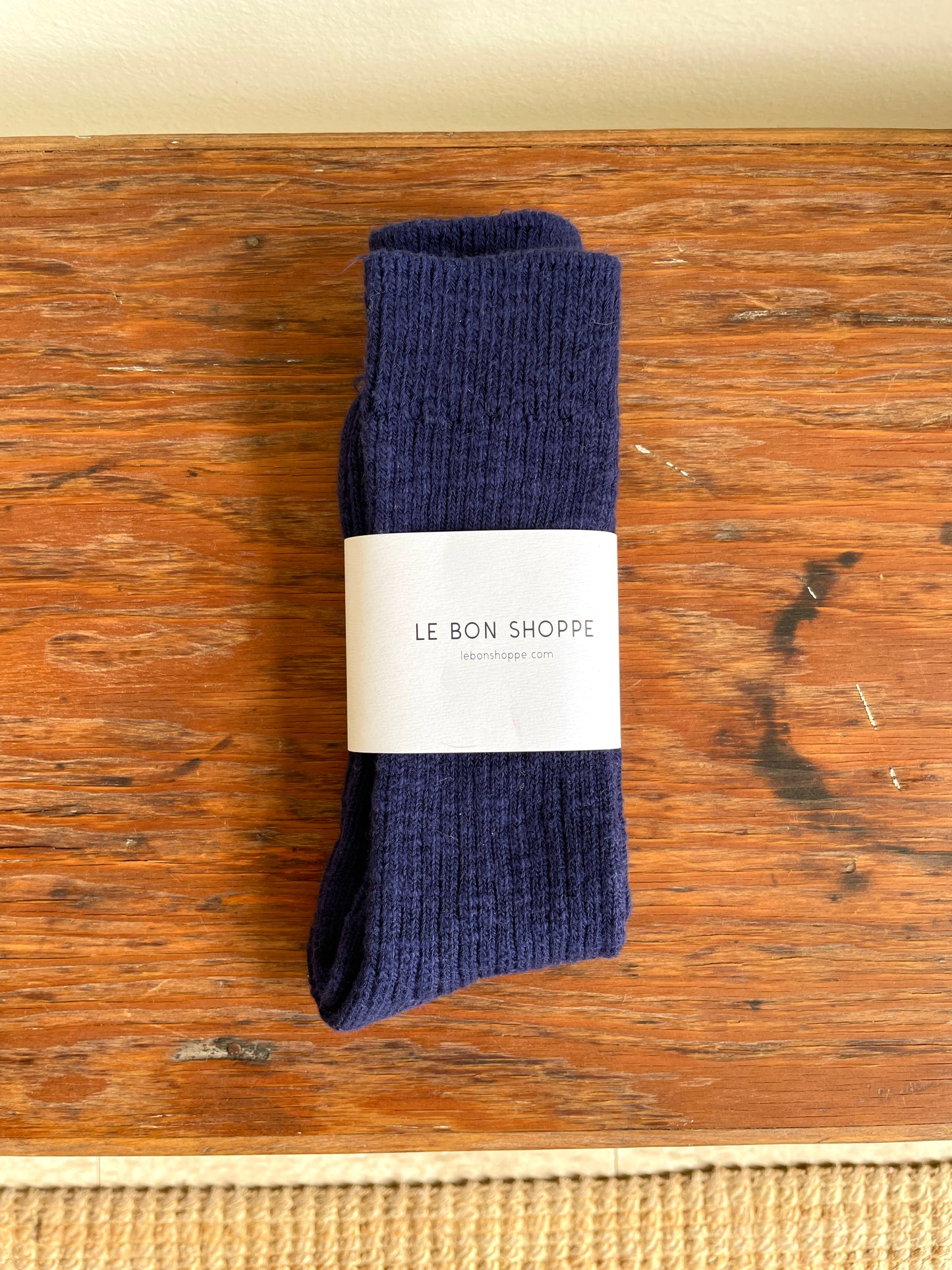 Le Bon Shoppe Cottage Socks - Navy