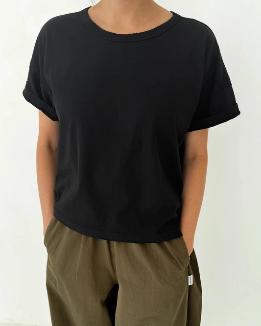 Le Bon Shoppe Vintage Fille Tee - True Black
