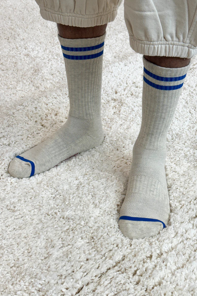 Le Bon Shoppe Extended Boyfriend Socks - Ice