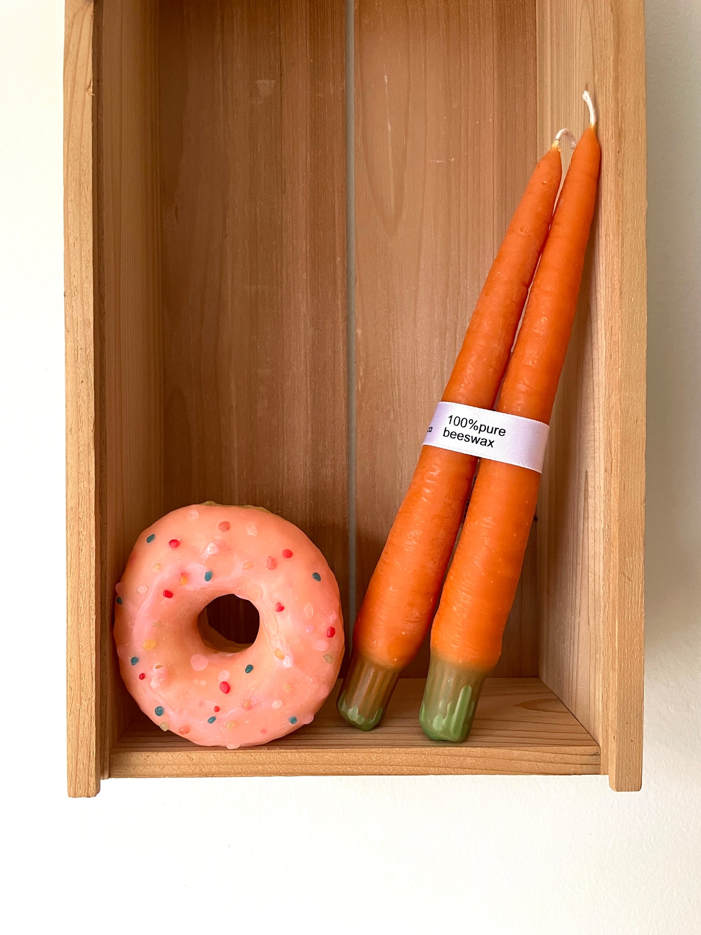 The Wax Studio Tapered Carrot Candles