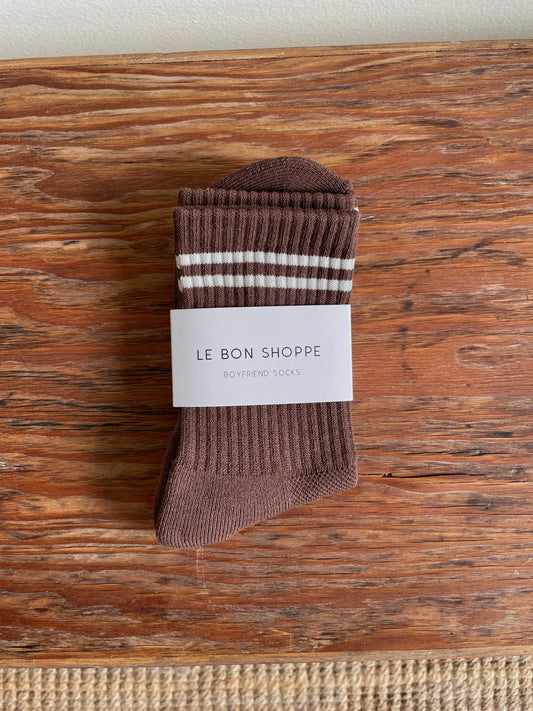Le Bon Shoppe Boyfriend Sock - Wood