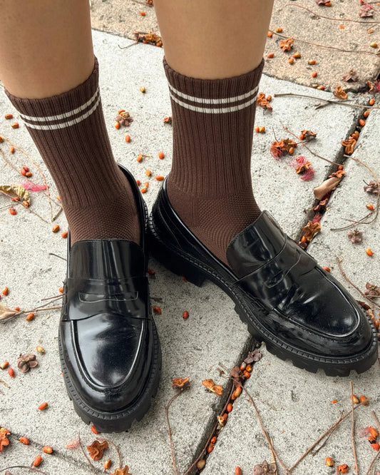 Le Bon Shoppe Boyfriend Sock - Wood