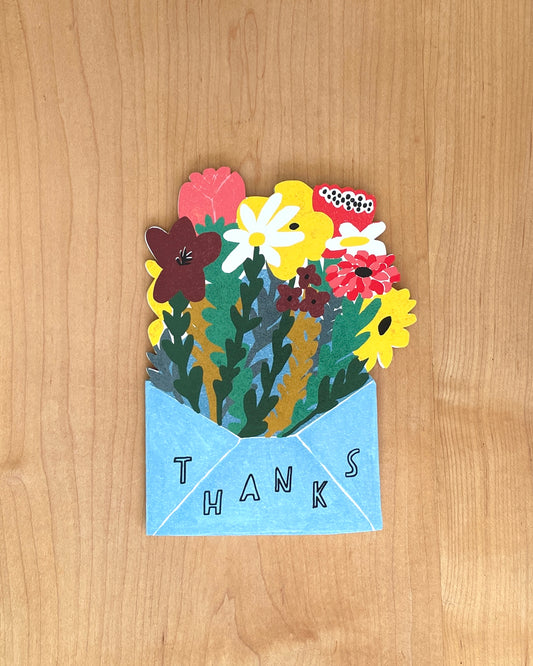 Isatopia - Thank You with Flowers Card