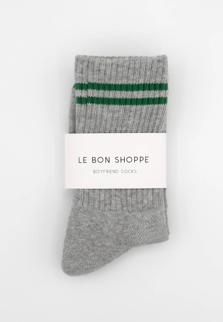 Le Bon Shoppe Boyfriend Sock - Light Grey