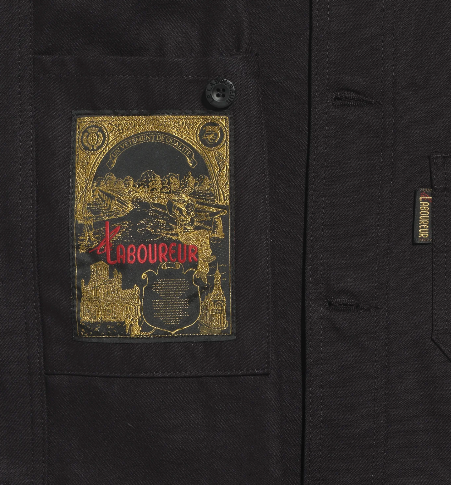 Le Laboureur - Black - French Chore Coat