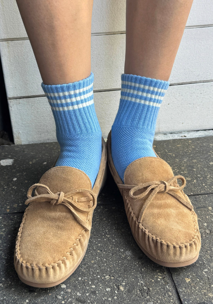 Le Bon Shoppe Girlfriend Socks - Parisian Blue