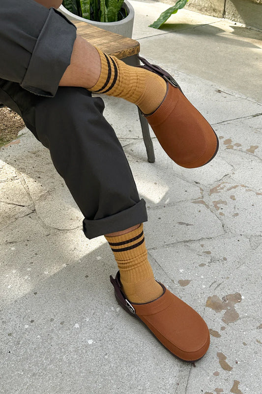 Le Bon Shoppe Extended Boyfriend Socks - Biscotti