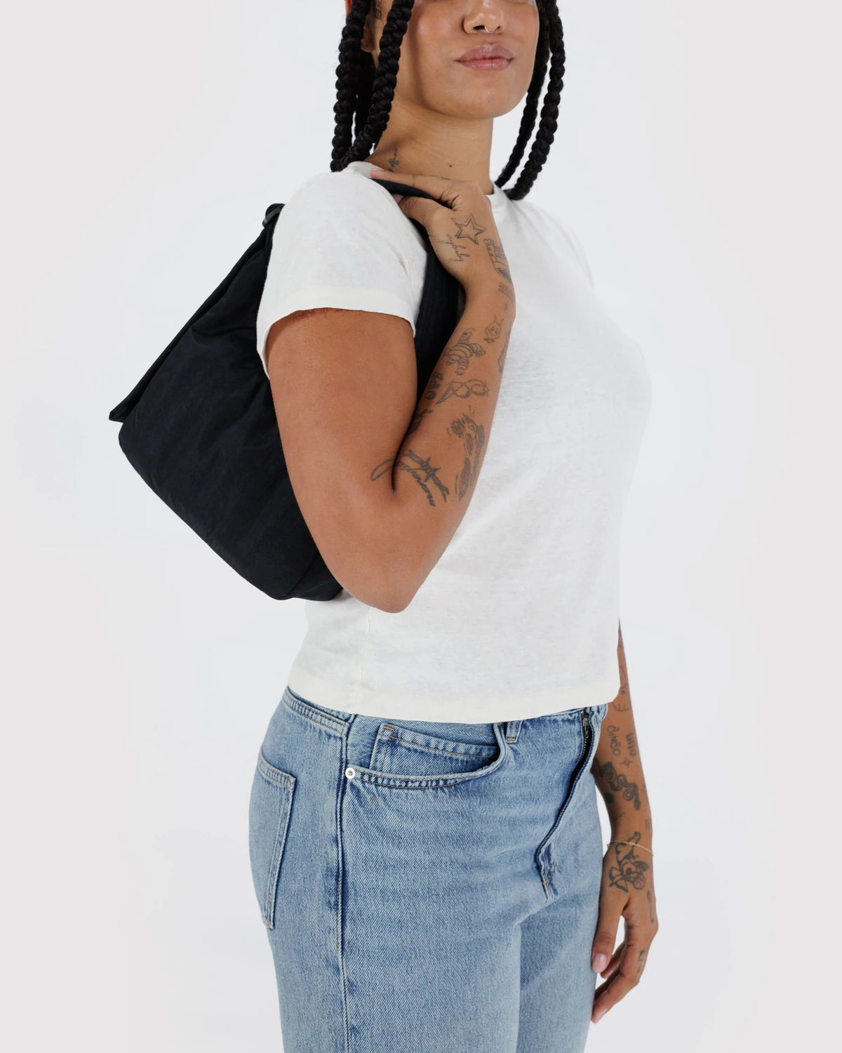 Baggu Mini Nylon Shoulder Bag - Black