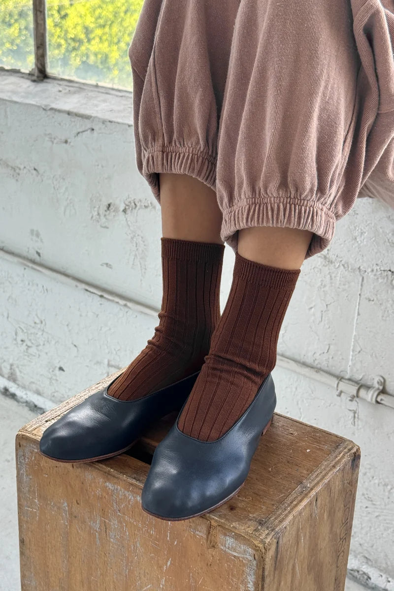 Le Bon Shoppe Her Sock - Coffee