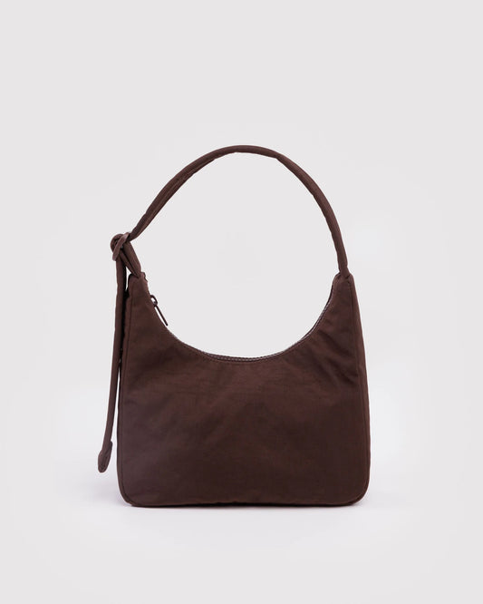 Baggu Mini Nylon Shoulder Bag - Coffee