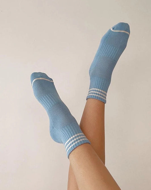 Le Bon Shoppe Girlfriend Socks - Parisian Blue