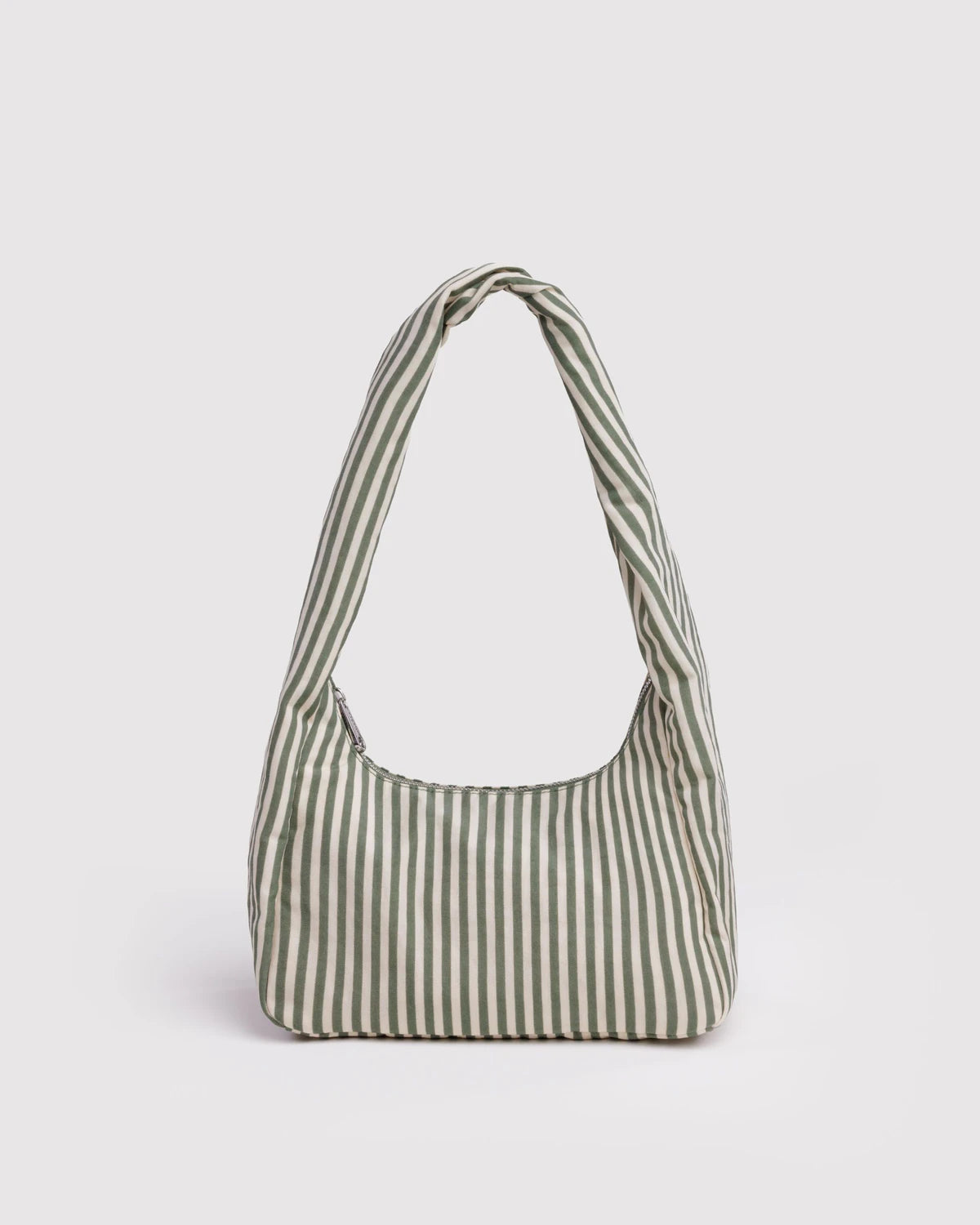 Baggu Small Nylon Meringue Bag - Sage Stripe
