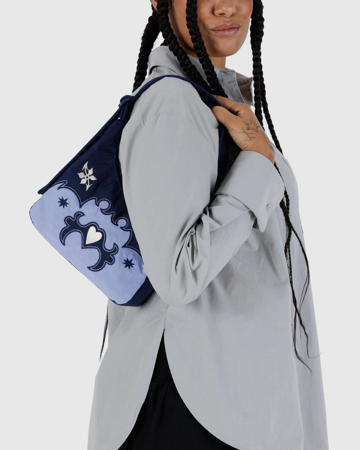 Baggu Mini Nylon Shoulder Bag - Western Appliqué
